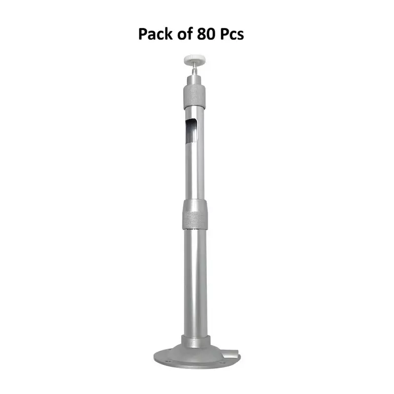 shield-plus-telescopic-bracket-aluminium-alloy-ceiling-mounted-60-120-cm-length-silver-pack-of-80-pcs