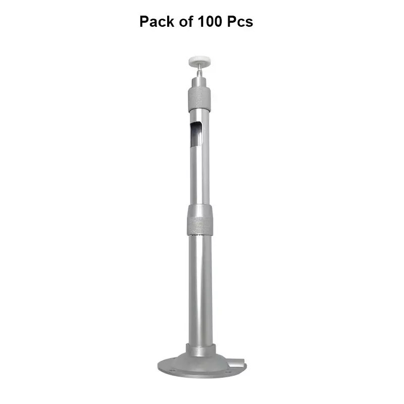 shield-plus-telescopic-bracket-aluminium-alloy-ceiling-mounted-30-60-cm-length-silver-pack-of-100-pcs