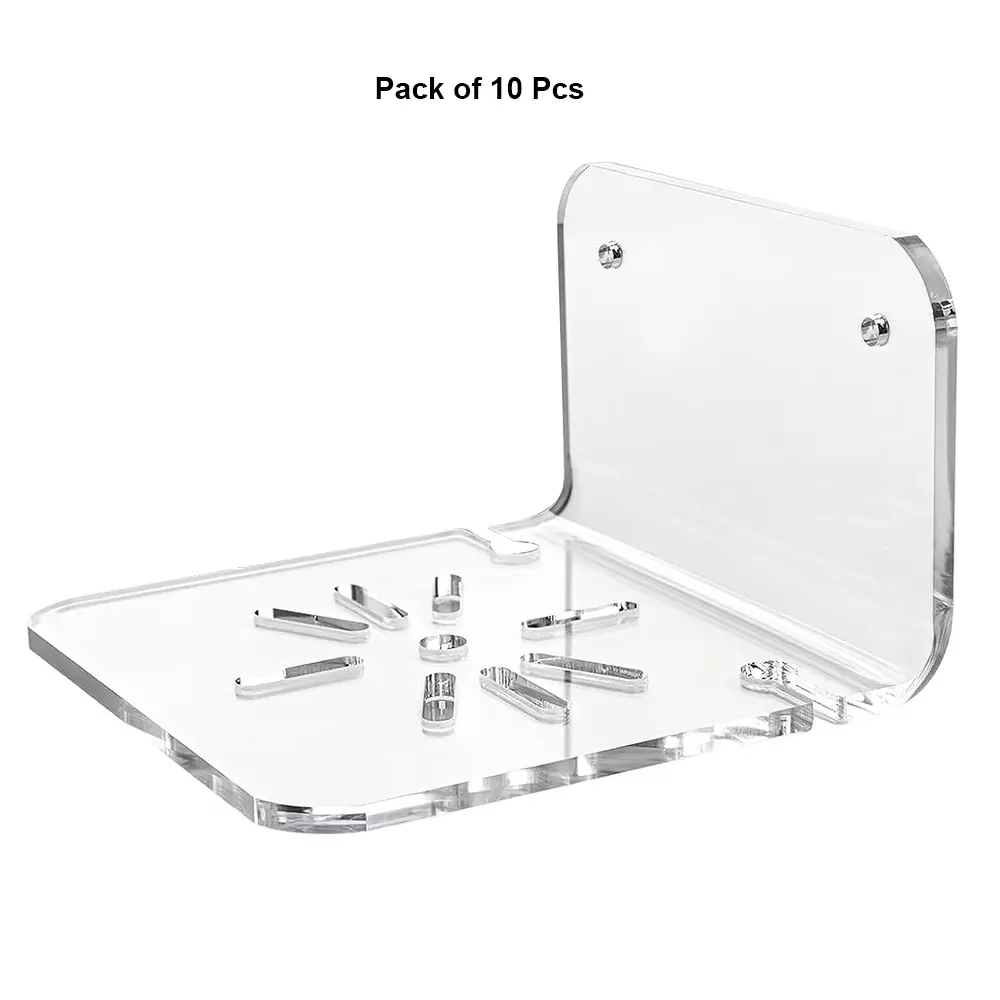 shield-plus-wifi-stand-acrylic-wall-mounted-300-g-gross-weight-transparent-pack-of-10-pcs