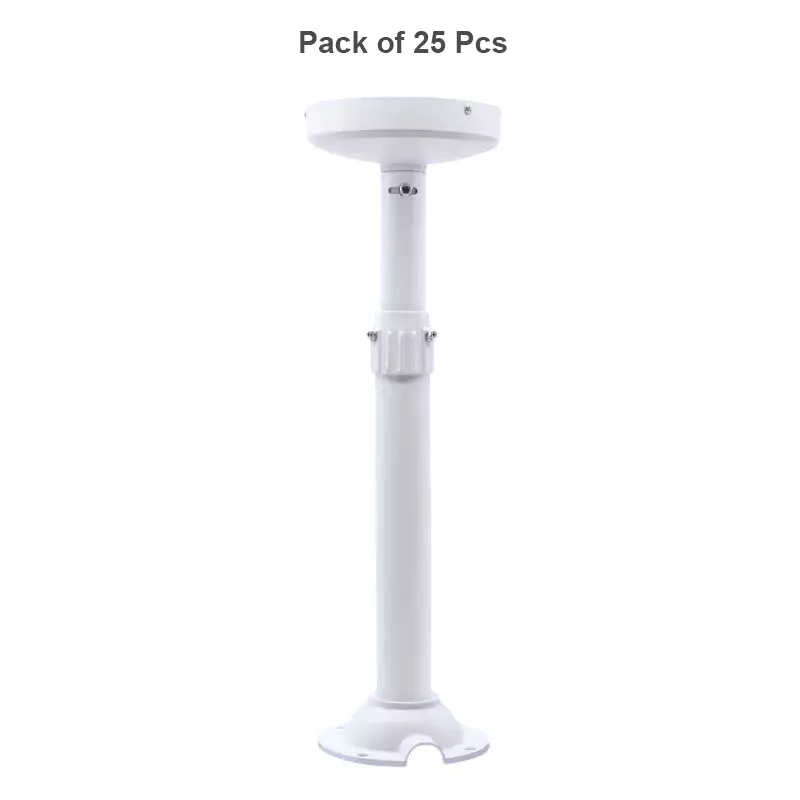 shield-plus-telescopic-bracket-aluminium-alloy-ceiling-mounted-60-120-cm-length-with-round-metal-plate-white-pack-of-25-pcs