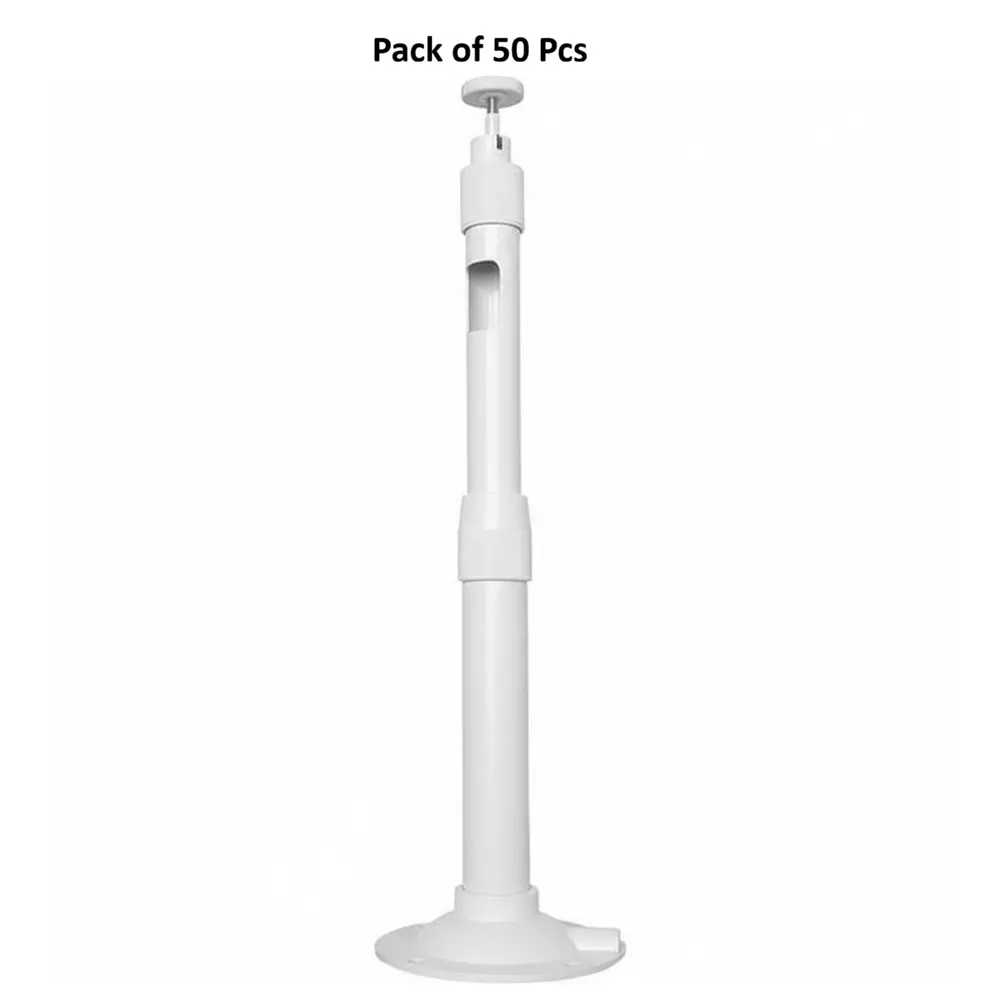 shield-plus-telescopic-bracket-aluminium-alloy-powder-coated-ceiling-mounted-75-150-cm-length-white-pack-of-50-pcs