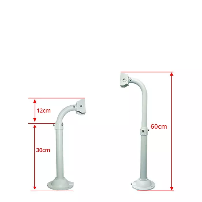 shield-plus-j-bracket-telescope-stand-aluminum-alloy-wall-mounted-30-60-cm-length-white-pack-of-30-pcs