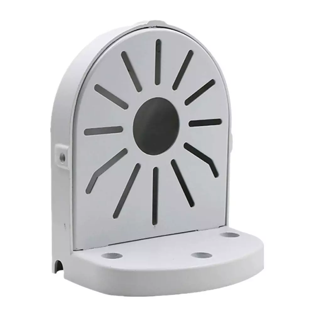 Shield Plus Hemisphere Bracket Big Size with Screw for Dome CCTV Camera, White (Pack of 100 Pcs)