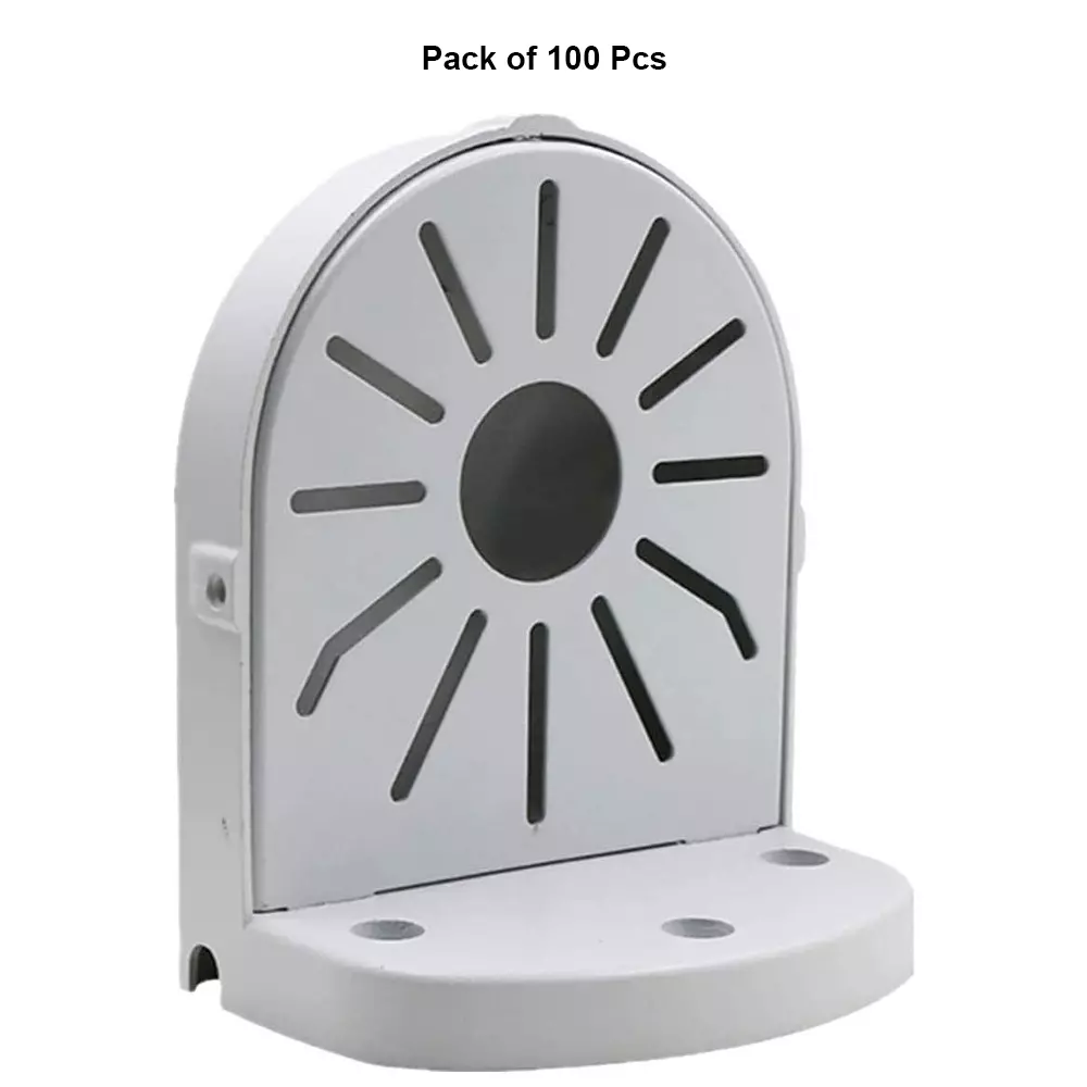 shield-plus-hemisphere-bracket-big-size-with-screw-for-dome-cctv-camera-white-pack-of-100-pcs