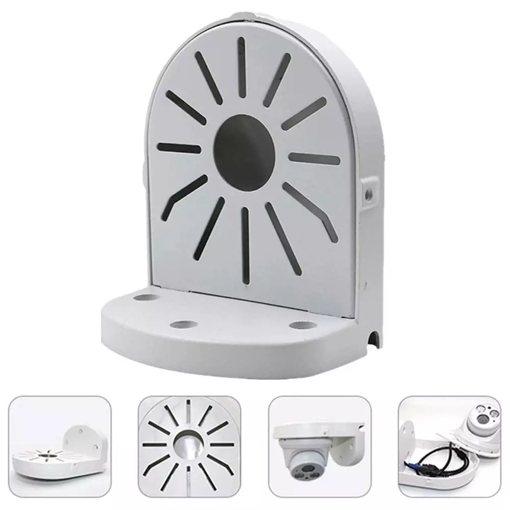 shield-plus-hemisphere-bracket-big-size-with-screw-for-dome-cctv-camera-white-pack-of-100-pcs