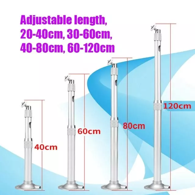 shield-plus-telescopic-bracket-aluminium-alloy-ceiling-mounted-100-200-cm-length-silver-pack-of-10-pcs