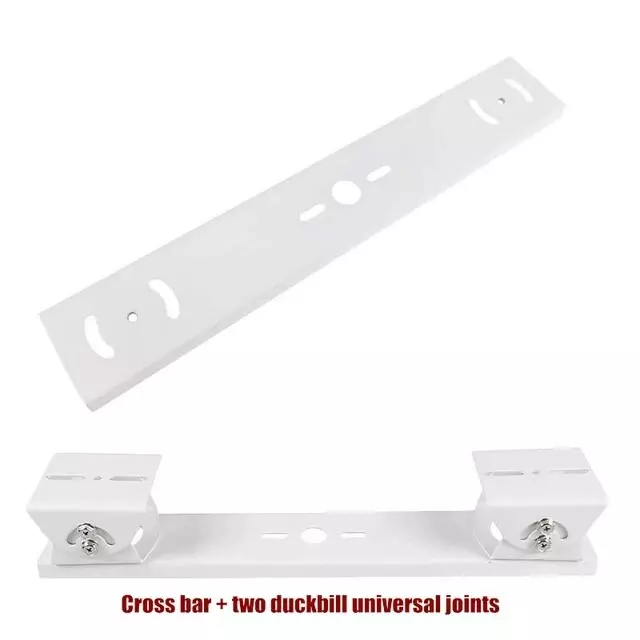 shield-plus-cross-bar-stand-wall-mounted-10-kg-load-bearing-capacity-with-aluminum-alloy-arm-white-pack-of-50-pcs