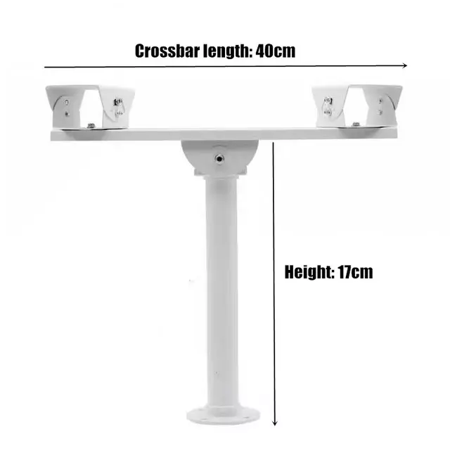 shield-plus-cross-bar-stand-wall-mounted-10-kg-load-bearing-capacity-with-aluminum-alloy-arm-white-pack-of-50-pcs