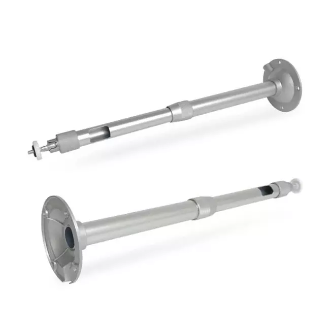 shield-plus-telescopic-bracket-aluminium-alloy-ceiling-mounted-75-150-cm-length-silver-pack-of-10-pcs