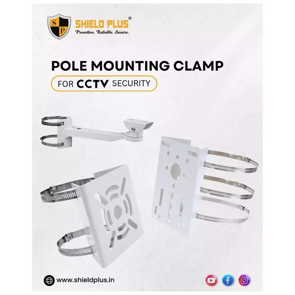 shield-plus-pole-plate-small-aluminum-alloy-119x112x45-mm-size-with-2-metal-clamps-white-pack-of-100-pcs