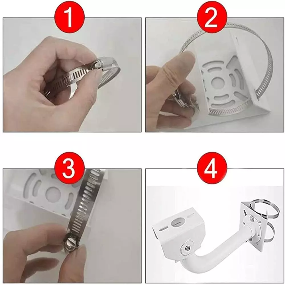 shield-plus-pole-plate-small-aluminum-alloy-119x112x45-mm-size-with-2-metal-clamps-white-pack-of-100-pcs