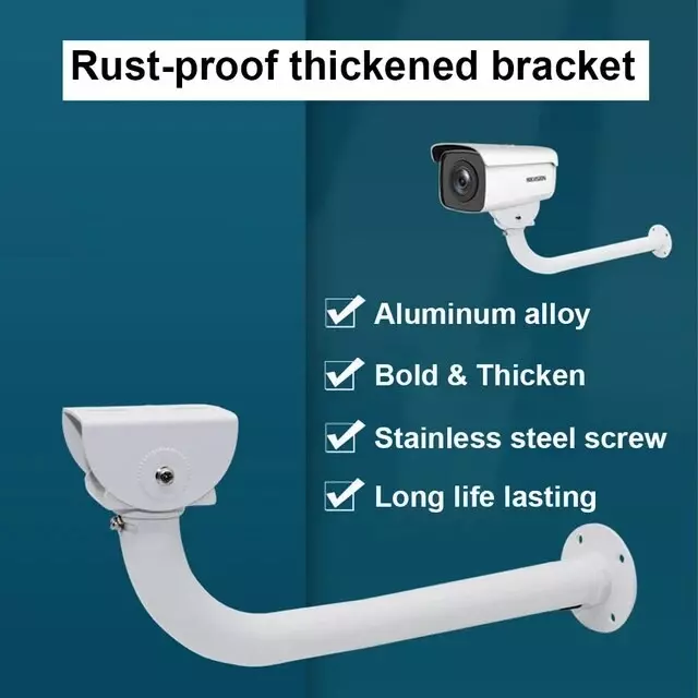 shield-plus-j-bracket-camera-fixed-stand-aluminum-alloy-400-mm-length-white-804-pack-of-30-pcs
