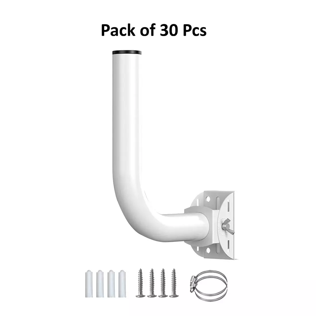 shield-plus-universal-wireless-bridge-bracket-aluminum-wall-mounted-150-viewing-angle-white-pack-of-30-pcs