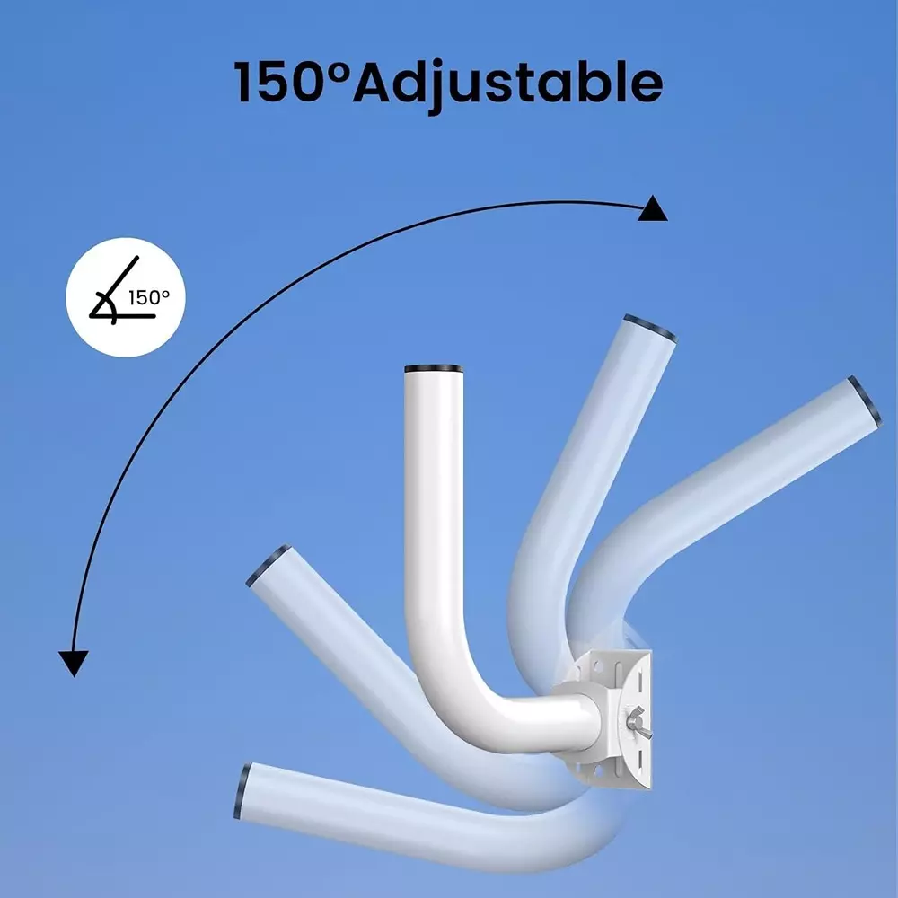 shield-plus-universal-wireless-bridge-bracket-aluminum-wall-mounted-150-viewing-angle-white-pack-of-30-pcs