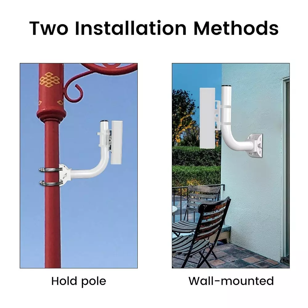 shield-plus-universal-wireless-bridge-bracket-aluminum-wall-mounted-150-viewing-angle-white-pack-of-30-pcs