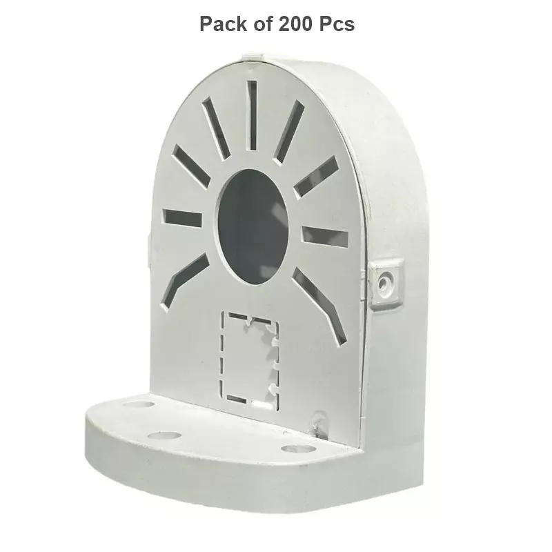 shield-plus-hemisphere-bracket-small-size-with-screw-for-dome-cctv-camera-white-pack-of-200-pcs