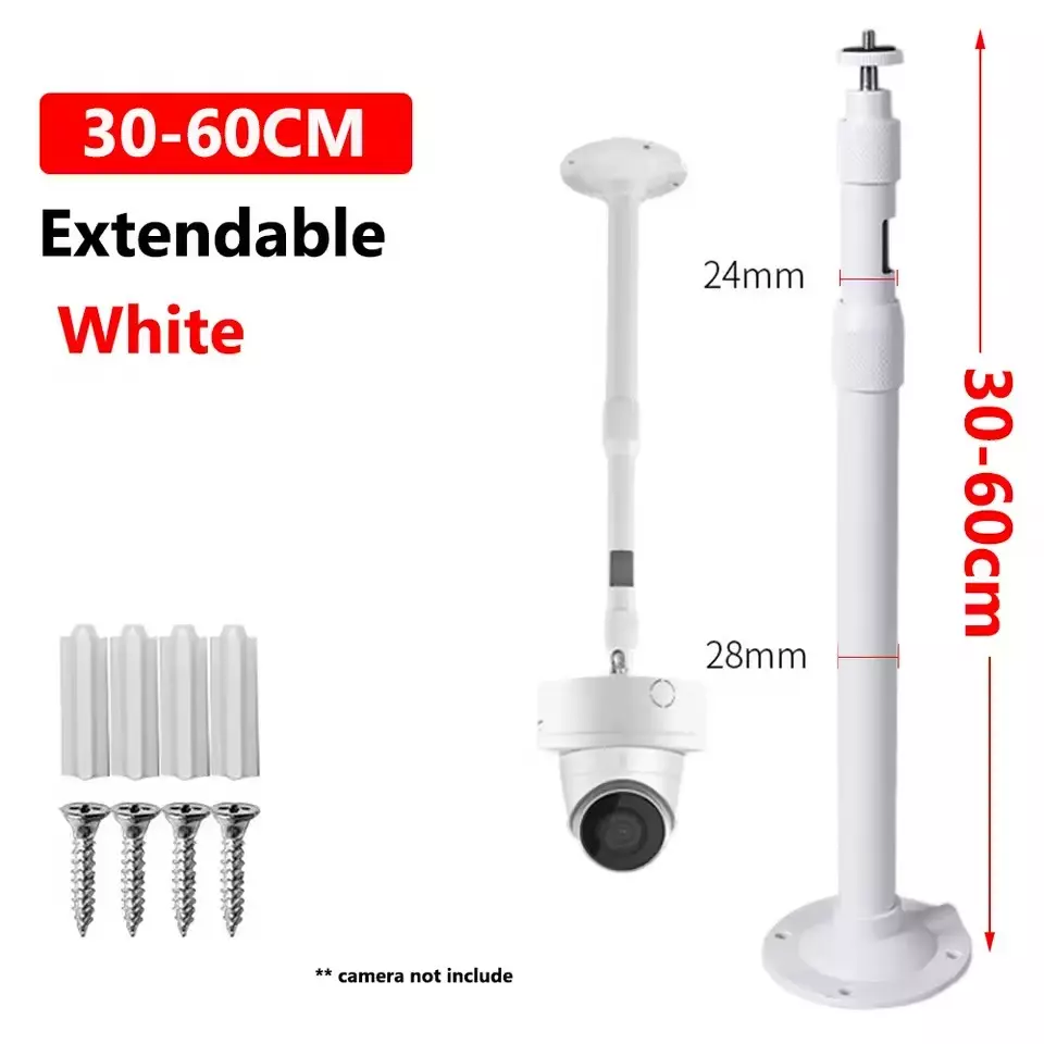 shield-plus-telescopic-bracket-aluminium-alloy-powder-coated-ceiling-mounted-30-60-cm-length-white-pack-of-50-pcs