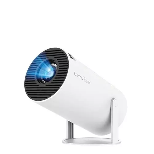 BIGASUO Mini Projector v5.0 Bluetooth, 1920 x 1080, BGP35