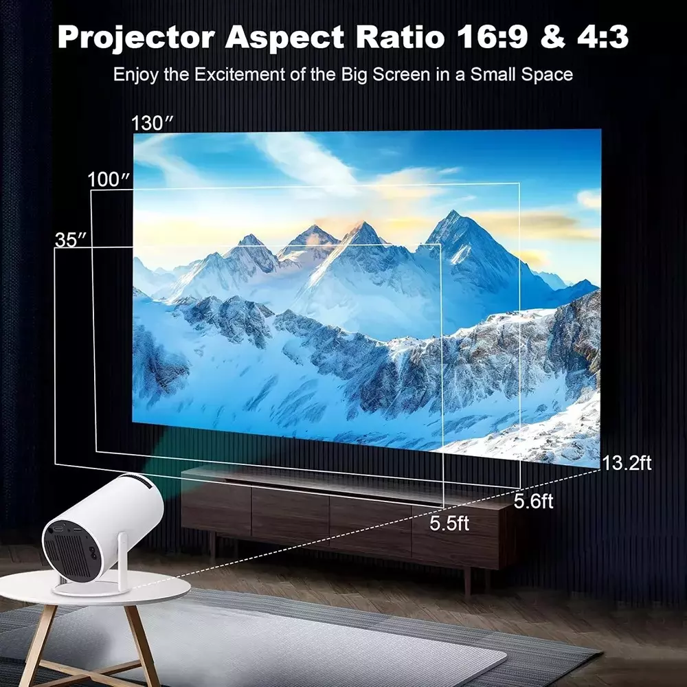 generic-mini-projector-in-round-shape-and-white-color-with-usb-interface-and-remote-control-hy-4k-1080p