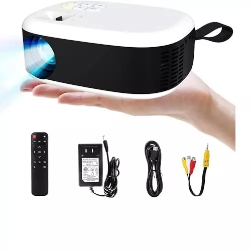 BIGASUO WiFi Projector v5.0 Bluetooth, 1080p, BGP21