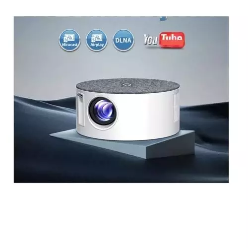 BIGASUO Mini Portable Projector v5.0 Bluetooth, 1920 x 1080, BGP31