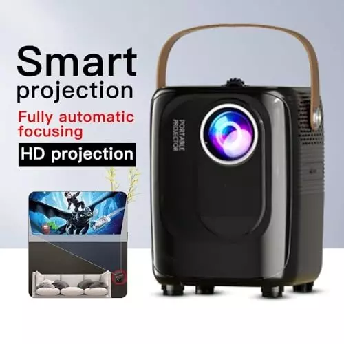 BIGASUO WiFi Projector v5.0 Bluetooth, 1920 x 1080, BGP24