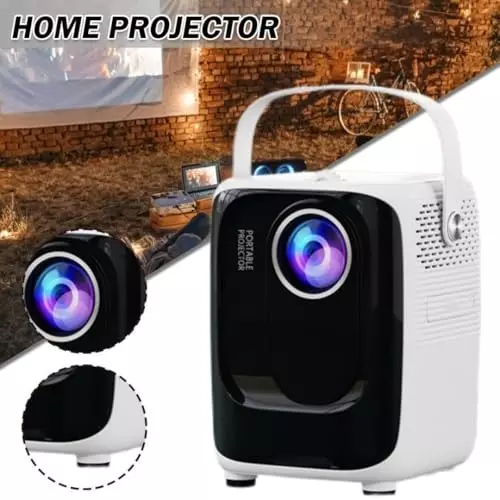 BIGASUO WiFi Projector v5.0 Bluetooth, 1920 x 1080, BGP24