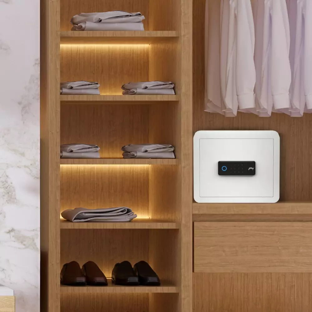 Godrej Home Locker NX PRO Luxe 30 L (Digi+Bio) White