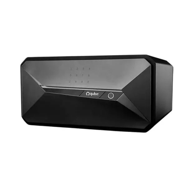 Quba 41 L Digital Safe Lockers with 360° Fingerprint Scanner, Black Finish, Astrix 001