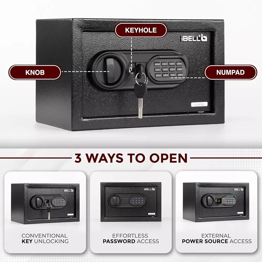 ibell-electronic-safe-locker-20-l-capacity-password-and-emergency-key-access-black-ibl-sl20s
