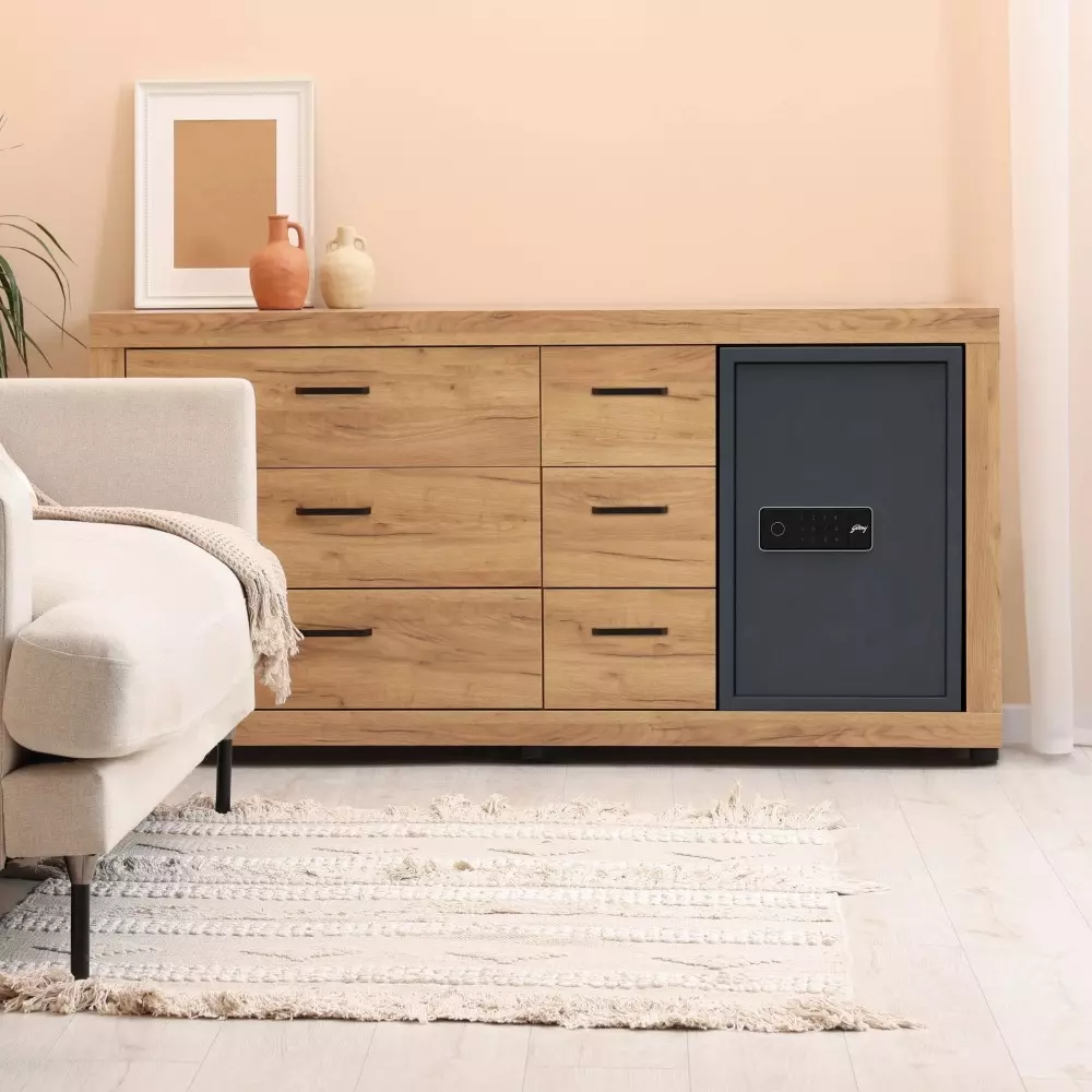 Godrej Home Locker NX PRO Plus 70 L Digital + Biometric Ebony