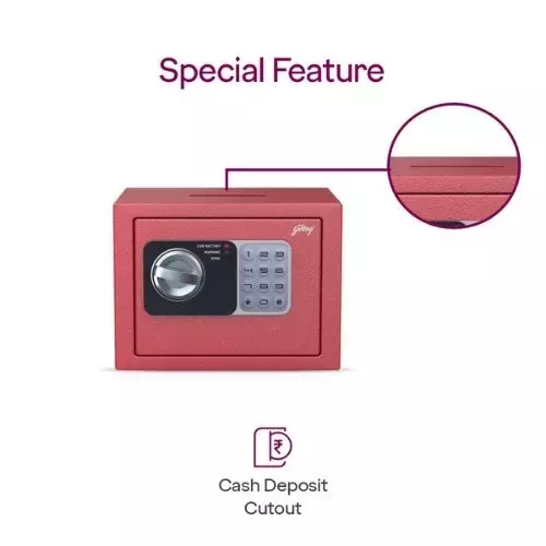 Godrej Dream Box Digi Locker 4.5 L Red Digital Lock, DREAMBOX (Digi)