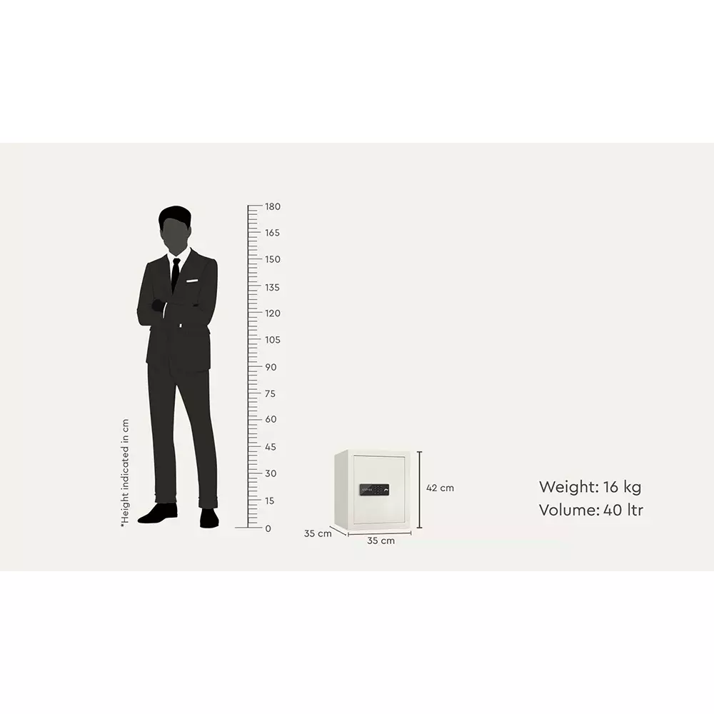 Godrej Home Locker NX PRO 40 L Digital Ivory