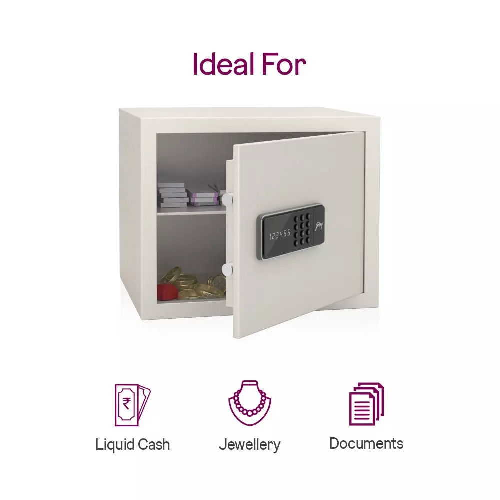 Godrej Home Locker NX PRO 30 L Digital Ivory