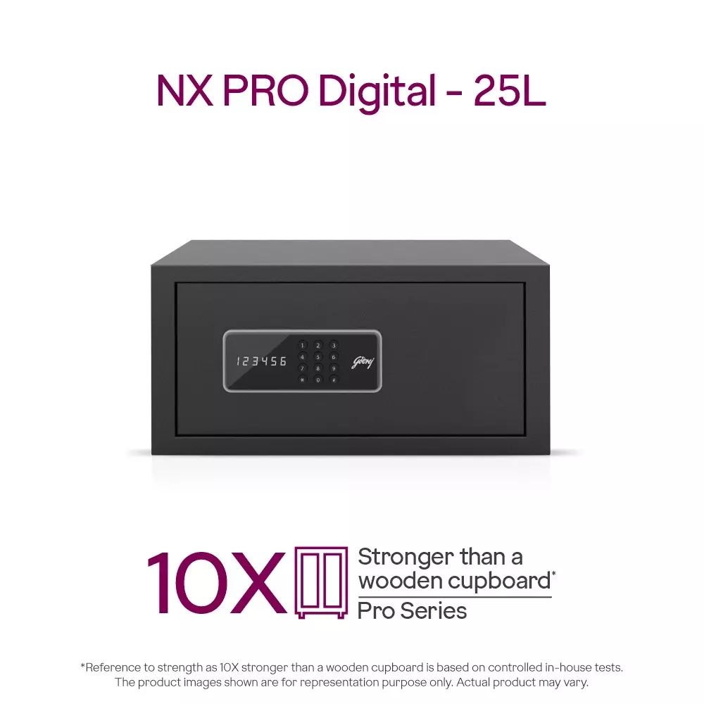 Godrej Home Locker NX PRO 25 L Digital Ebony