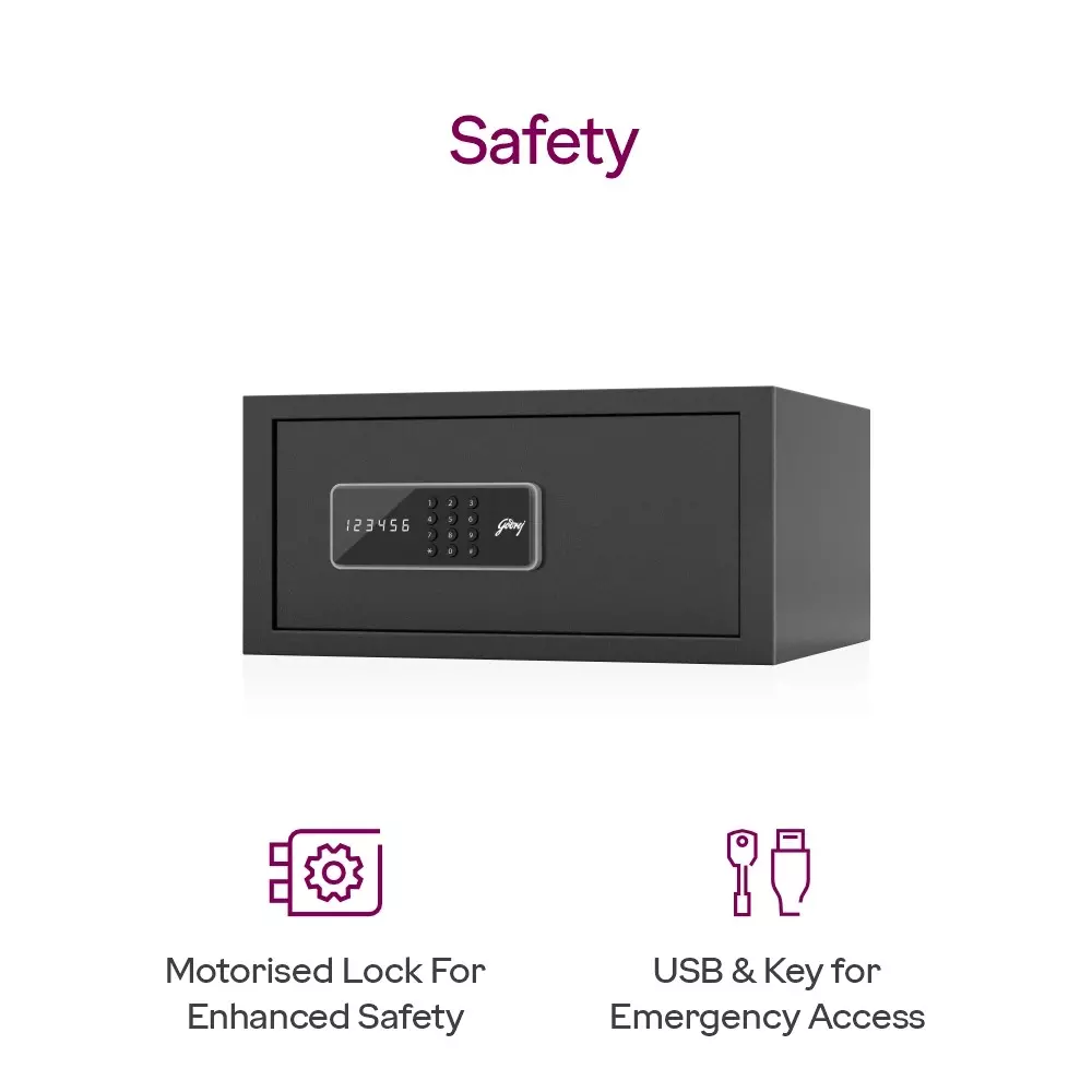 Godrej Home Locker NX PRO 25 L Digital Ebony