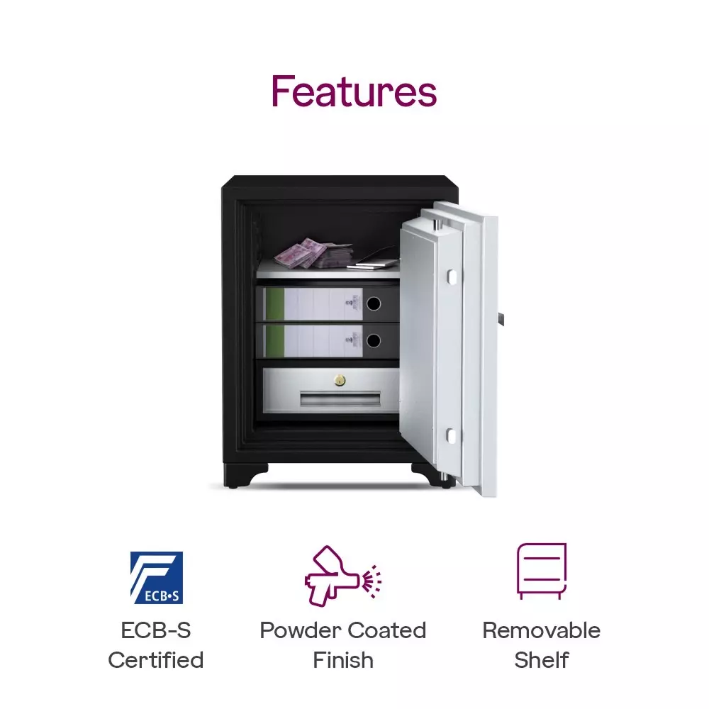 Godrej Fire Resistant Home Locker 89 L Ivory Digital, CENTIGUARD 560 (Digi)