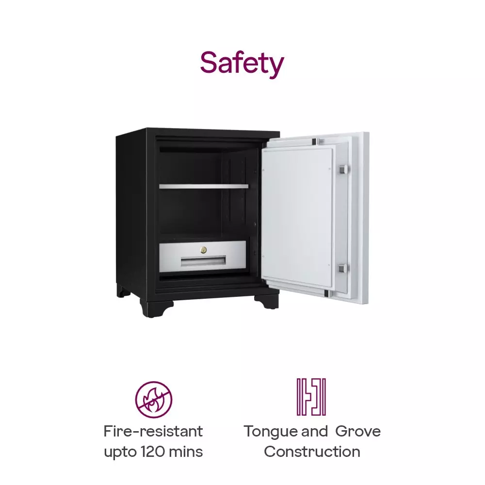 Godrej Fire Resistant Home Locker 89 L Ivory Digital, CENTIGUARD 560 (Digi)