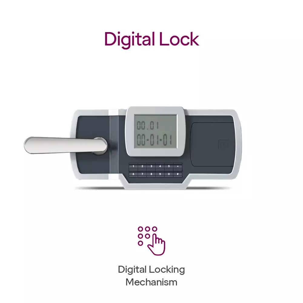 Godrej Fire Resistant Home Locker 89 L Ivory Digital, CENTIGUARD 560 (Digi)