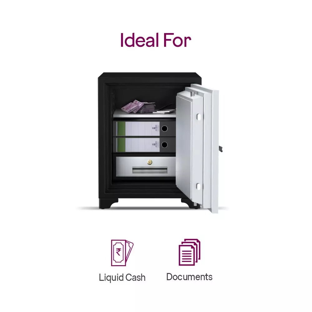 Godrej Fire Resistant Home Locker 89 L Ivory Digital, CENTIGUARD 560 (Digi)