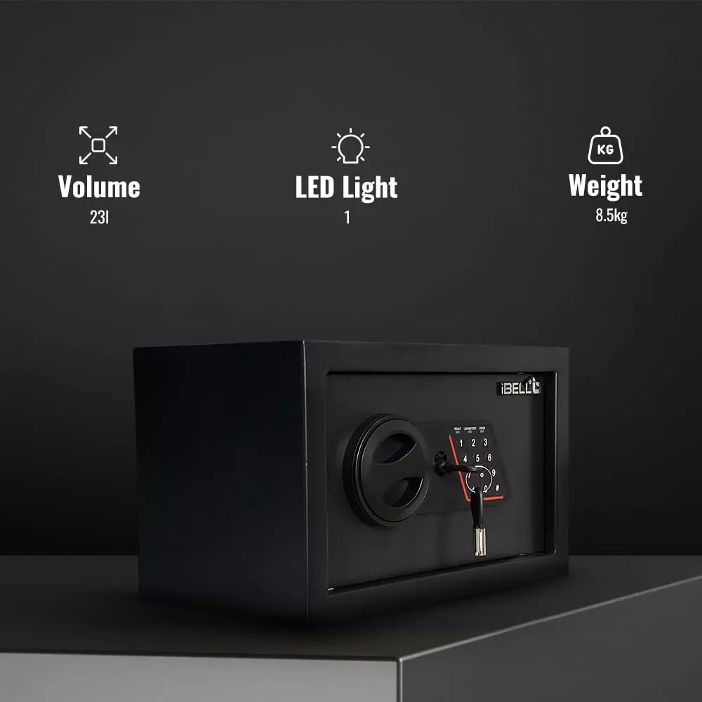 ibell-electronic-safe-locker-23-l-capacity-password-and-emergency-key-access-black-ibl-sl23b
