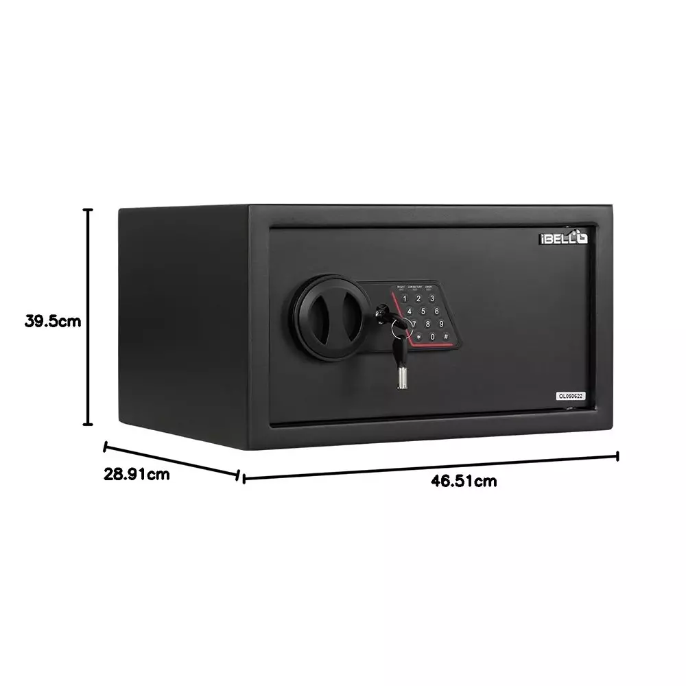ibell-electronic-safe-locker-23-l-capacity-password-and-emergency-key-access-black-ibl-sl23b