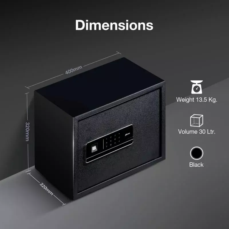ozone-wi-fi-safe-locker-black-fingerprint-medium-30-l-capacity-bio-vault-life-30black