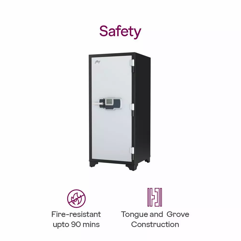 Godrej Fire Resistant Home Locker 169 L Ivory Digital, CENTIGUARD 1060 (Digi)