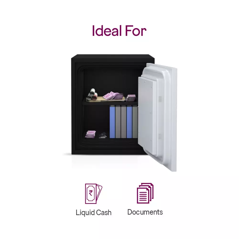 Godrej Fire Resistant Home Locker 40 L Ivory Digital, SAFIRE 40L (Digi)
