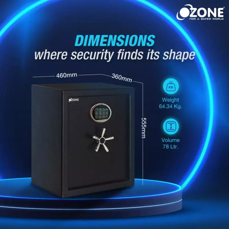ozone-anti-burglary-safe-locker-black-digital-extra-large-78-l-capacity-fort-safe-ab-digi-66-black