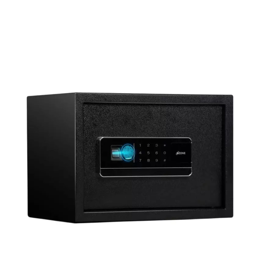 OZONE Wi-Fi Safe Locker With 1 Shelf Inside Black 16 L Capacity, BIO VAULT LIFE-16BLACK