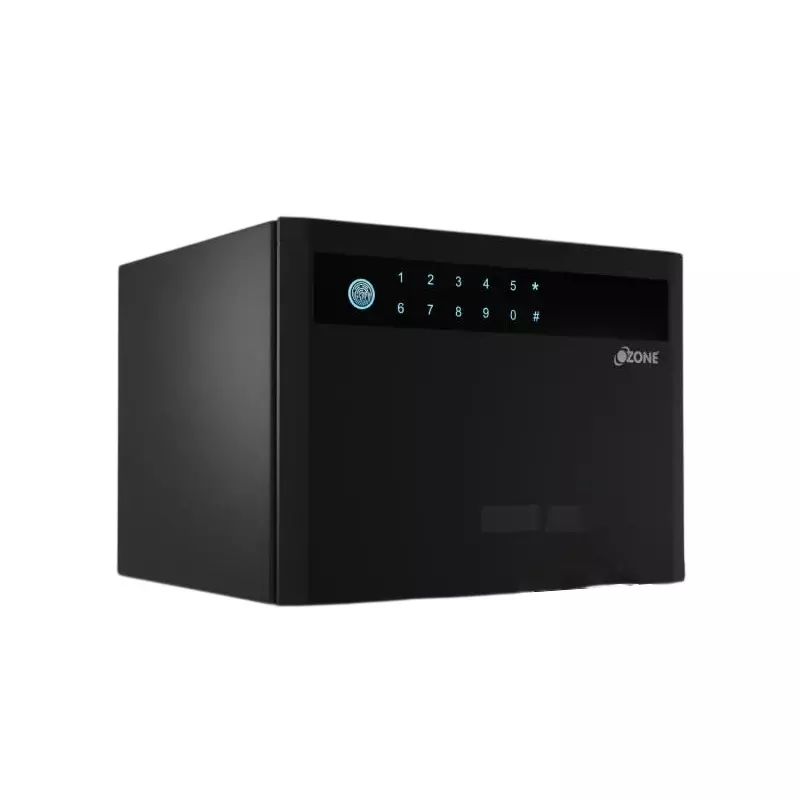 OZONE Wi-Fi Safe Locker Black Fingerprint Medium 20 L Capacity, SEKURA LIFE-20