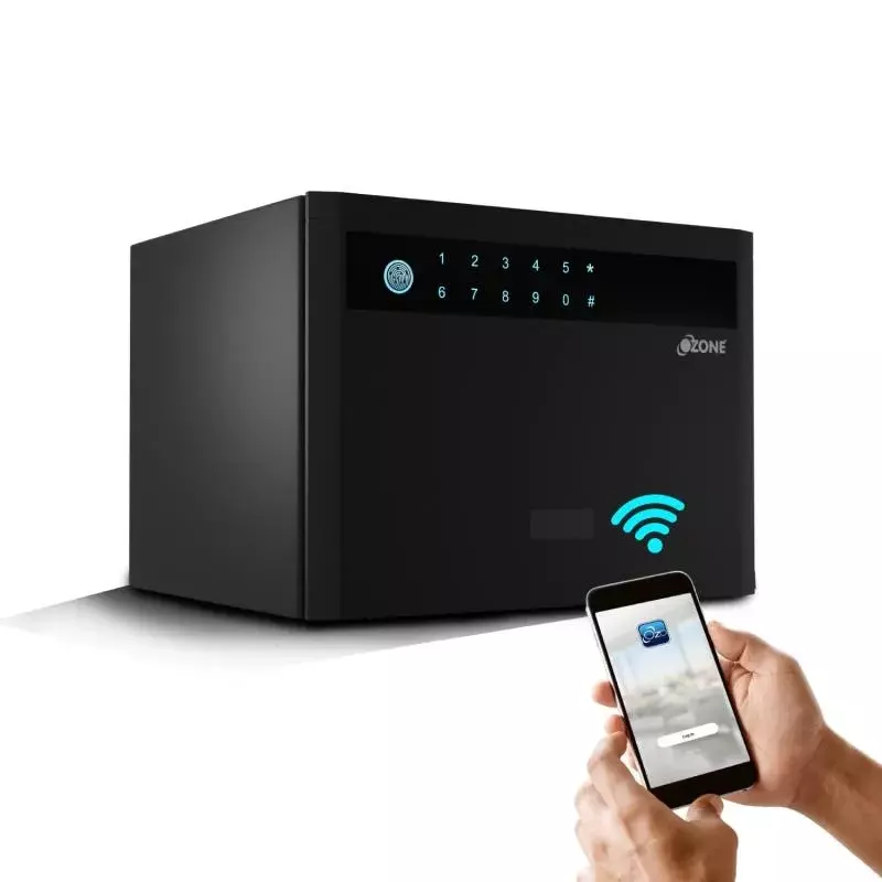 ozone-wi-fi-safe-locker-black-fingerprint-medium-20-l-capacity-sekura-life-20