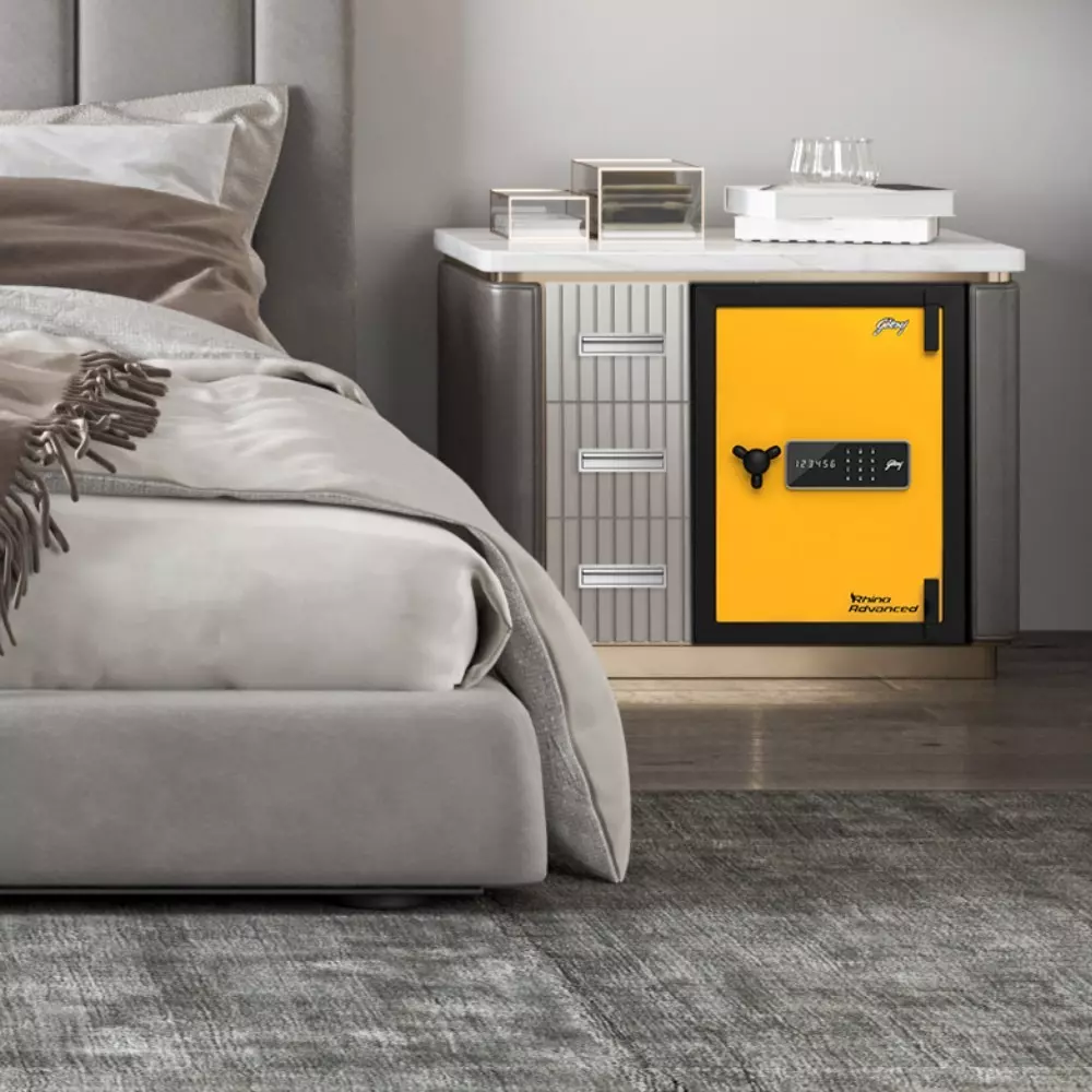 Godrej Home Locker NX Advanced 79 L Yellow Digital